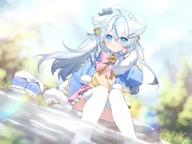 可爱 猫娘 白日梦 4K动态壁纸
